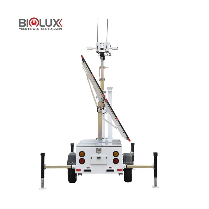 Mobile Solar CCTV Tower With New Design
