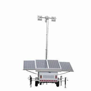 Solar Mobile Light Towers สำหรับกิจกรรม