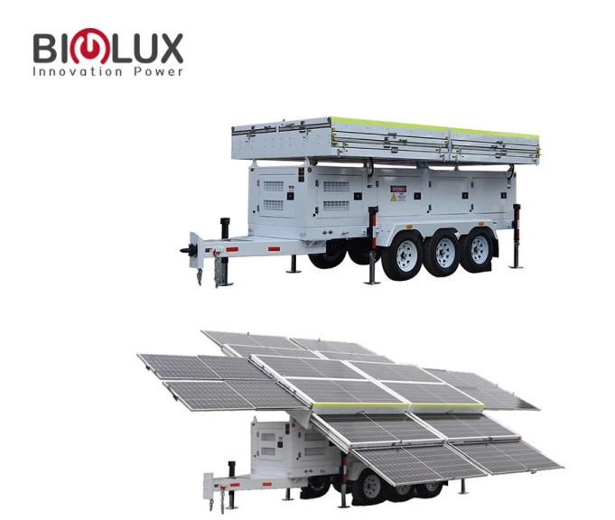 Portable Solar Generator Mobile Solar Trailer